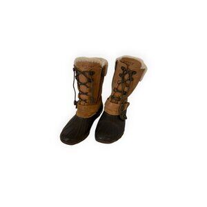 Sperry Sherpa-Lined Boots – Warm & Cozy - Womens Size 8